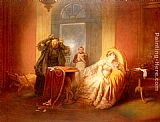 Josef Danhauser Napoleon Et Josephine Avec La Cartomancienne painting